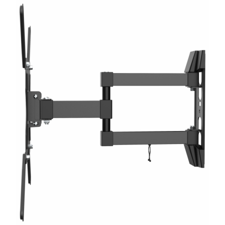 AISENS Soporte ECO giratorio, inclinable para monitor/TV 30kg (3 Pivotes) de 32-55, Negro