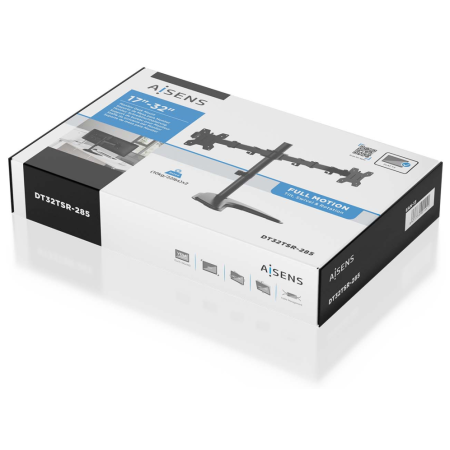 AISENS DT32TSR-285 soporte para monitor 81,3 cm (32″) Escritorio