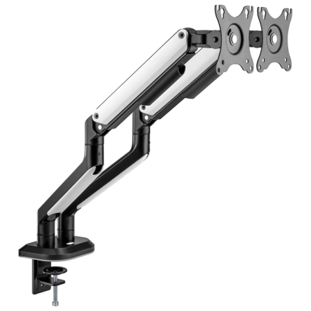 AISENS DT32TSR-297 soporte para monitor 81,3 cm (32″) Escritorio Negro, Blanco