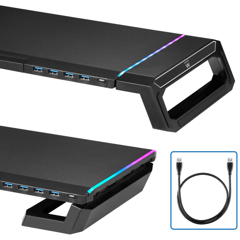 Ewent EW1268 soporte para monitor Escritorio Negro