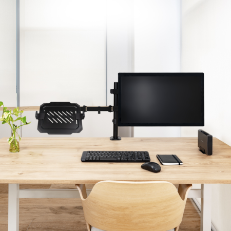 TooQ Soporte de mesa para pantalla 17”-32” y portátil