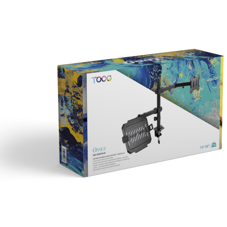 TooQ Soporte de mesa para pantalla 17”-32” y portátil
