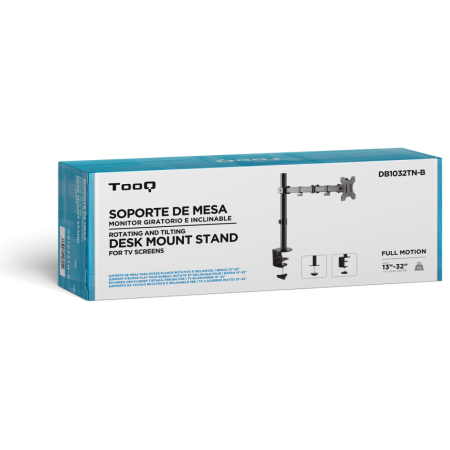TooQ DB1032TN-B soporte para monitor 81,3 cm (32″) Escritorio