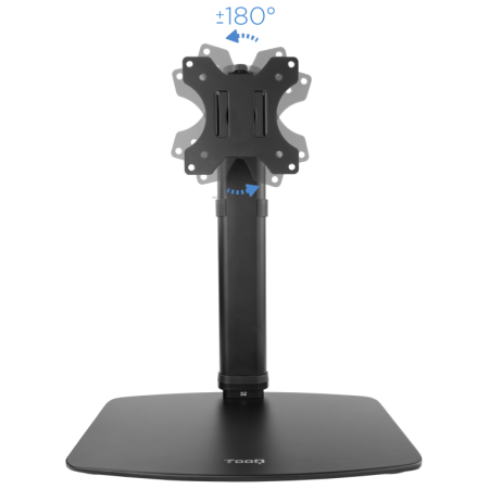 TooQ DB1127TN-B soporte para monitor 68,6 cm (27″) Escritorio Negro