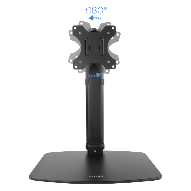 TooQ DB1127TN-B soporte para monitor 68,6 cm (27″) Escritorio Negro