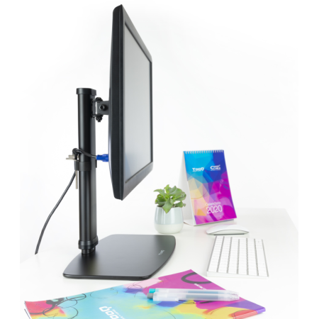TooQ DB1127TN-B soporte para monitor 68,6 cm (27″) Escritorio Negro