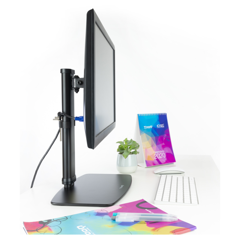 TooQ DB1127TN-B soporte para monitor 68,6 cm (27″) Escritorio Negro