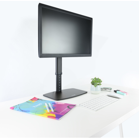 TooQ DB1127TN-B soporte para monitor 68,6 cm (27″) Escritorio Negro