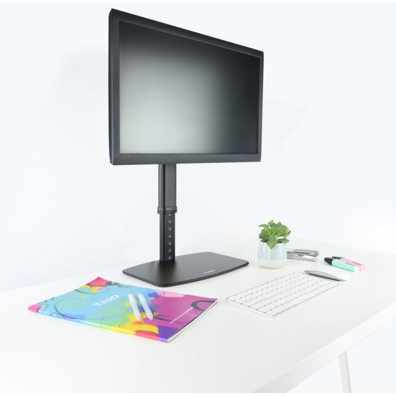 TooQ DB1127TN-B soporte para monitor 68,6 cm (27″) Escritorio Negro