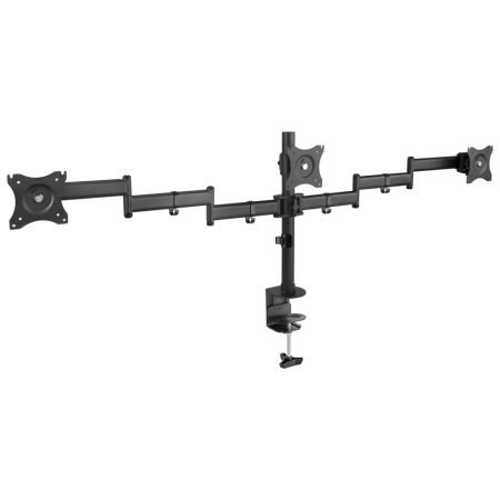 TooQ DB1327TN-B soporte para monitor 68,6 cm (27″) Negro Escritorio