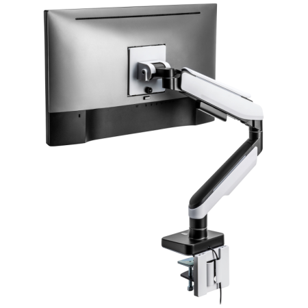 Ewent EW1509 soporte para monitor 124,5 cm (49″) Escritorio Negro, Blanco