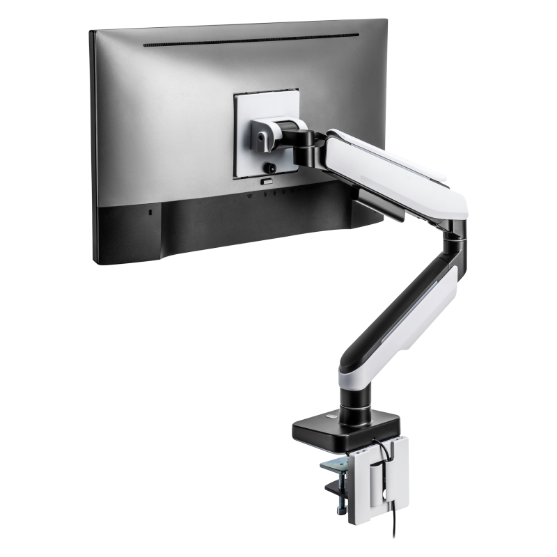 Ewent EW1509 soporte para monitor 124,5 cm (49″) Escritorio Negro, Blanco
