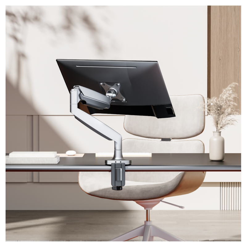 Ewent EW1527 soporte para monitor 124,5 cm (49″) Escritorio Plata