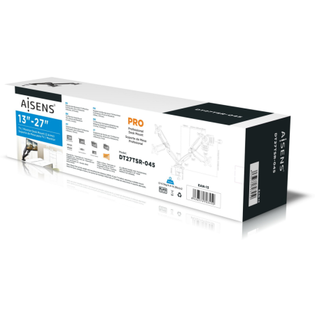 AISENS DT27TSR-045 soporte para monitor 81,3 cm (32″) Negro Escritorio