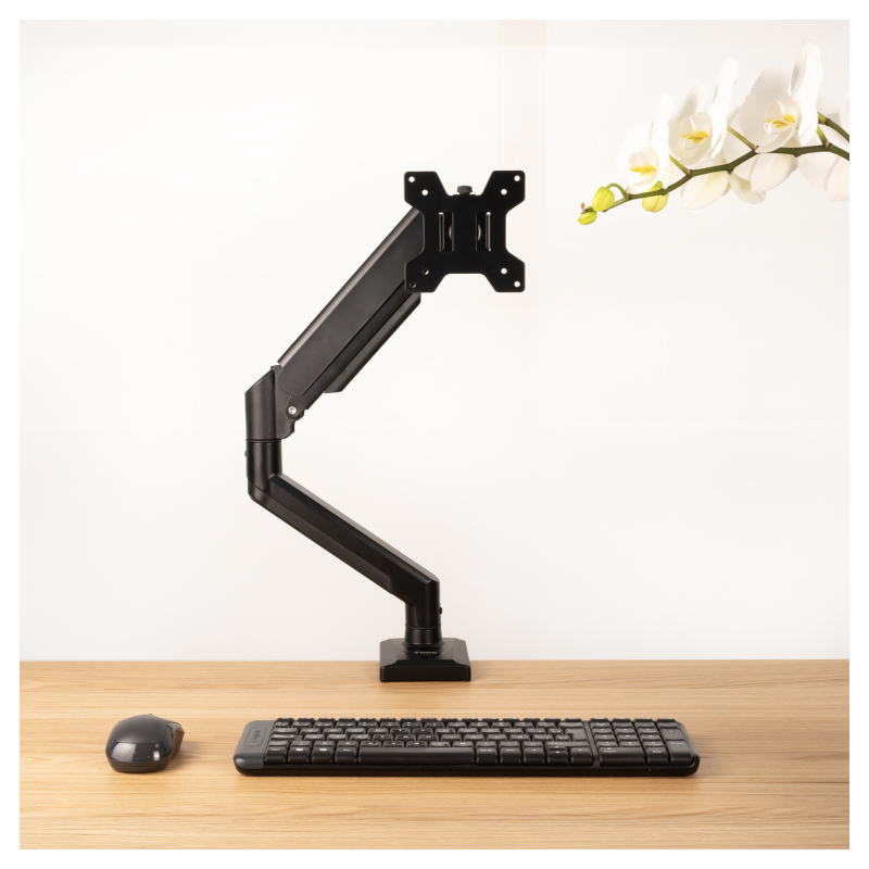 TooQ DB1334TNR-B soporte para monitor 86,4 cm (34″) Escritorio Negro
