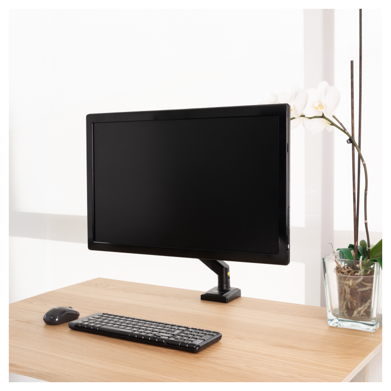 TooQ DB1334TNR-B soporte para monitor 86,4 cm (34″) Escritorio Negro