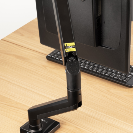 TooQ DB1334TNR-B soporte para monitor 86,4 cm (34″) Escritorio Negro