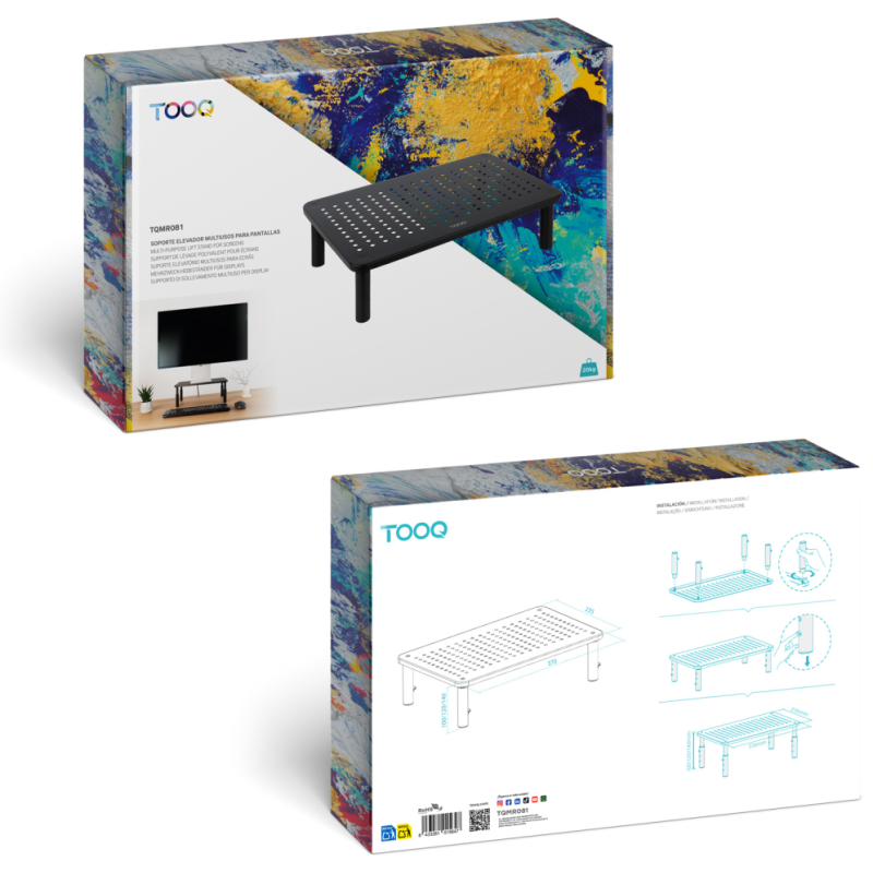 TooQ TQMR081 soporte para monitor Escritorio