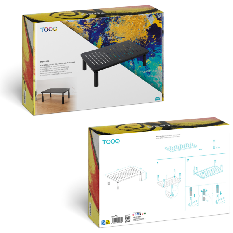 TooQ TQMR086 soporte para monitor Escritorio