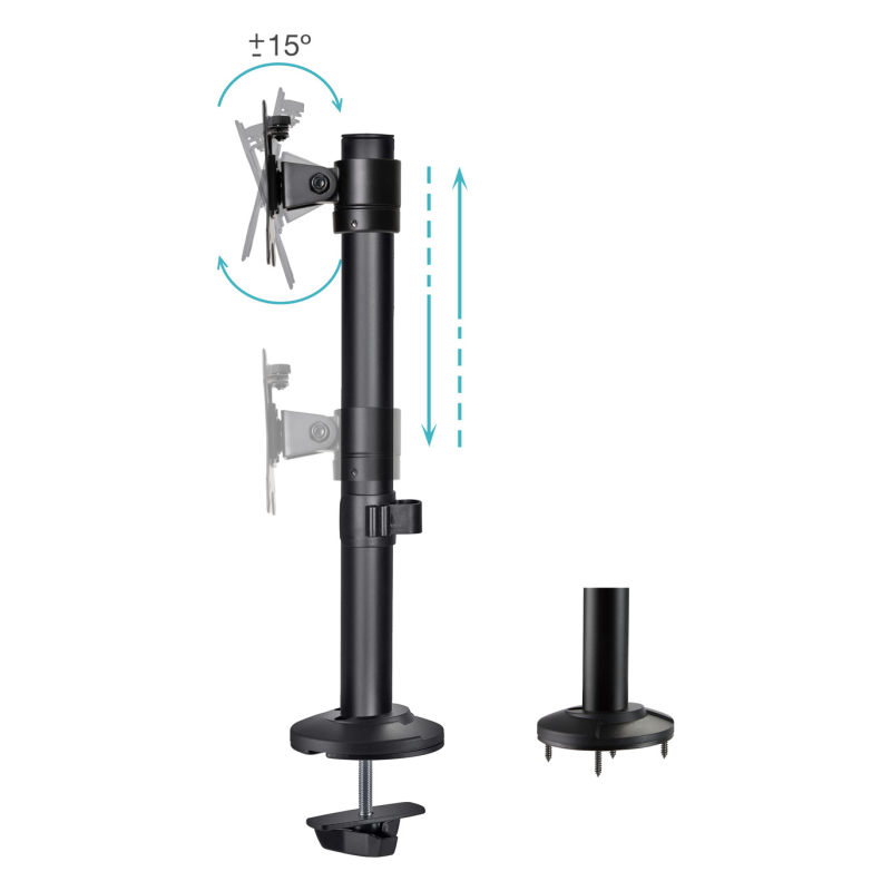 TooQ DB1131TN-B soporte para monitor 81,3 cm (32″) Escritorio