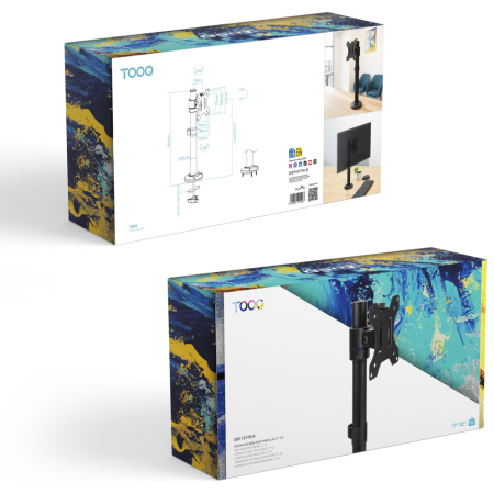 TooQ DB1131TN-B soporte para monitor 81,3 cm (32″) Escritorio