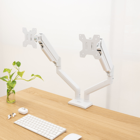 TooQ DB1434TNR-W soporte para monitor 86,4 cm (34″) Escritorio Blanco