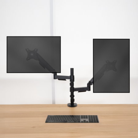 TooQ DB1533TNR-B soporte para monitor 81,3 cm (32″) Escritorio Negro