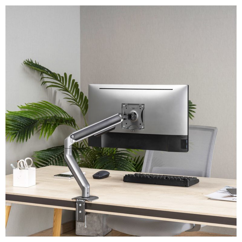 TooQ DB4032TNR-G soporte para monitor 81,3 cm (32″) Escritorio Negro