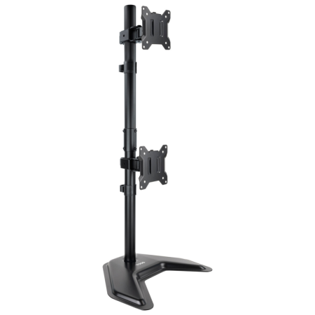 TooQ Soporte de mesa para 2 pantallas 17″-32″ verticales