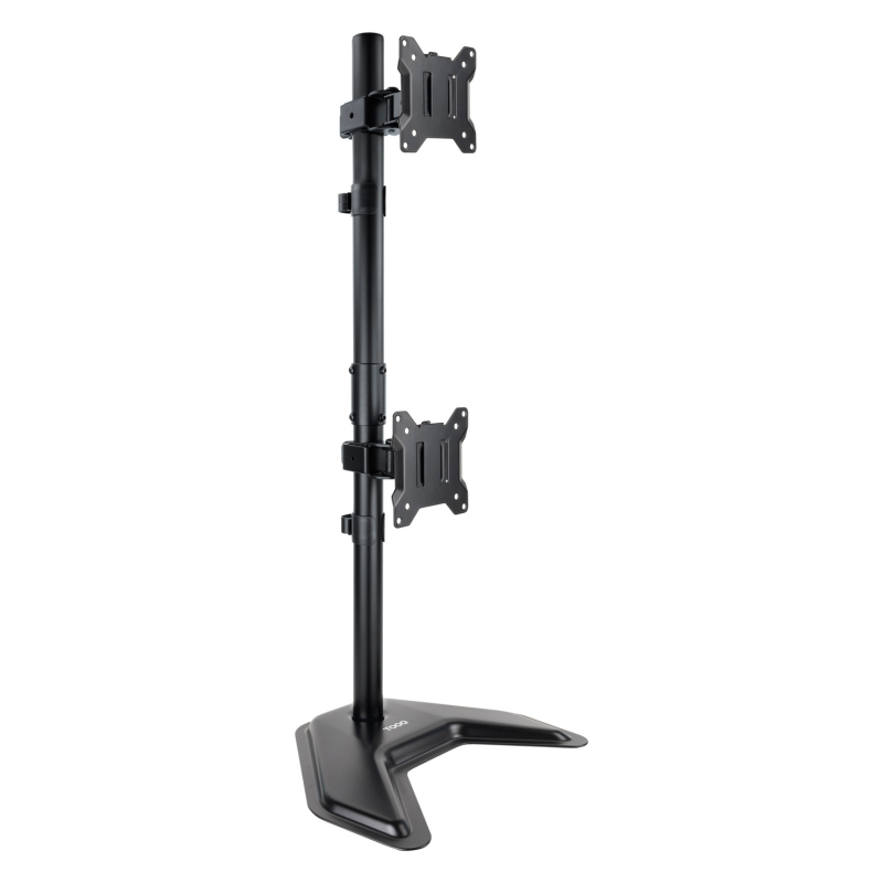 TooQ Soporte de mesa para 2 pantallas 17″-32″ verticales