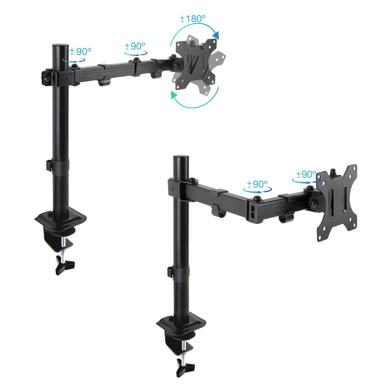 TooQ DB1801TN-B soporte para monitor 81,3 cm (32″) Escritorio