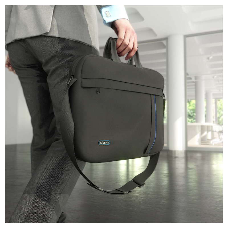 AISENS ASBG-BC020-BK maletines para portátil 39,6 cm (15.6″) Maletín