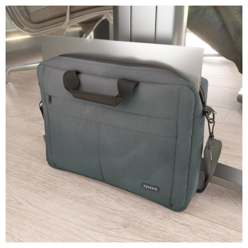 AISENS ASBG-BC025-GR maletines para portátil 39,6 cm (15.6″) Maletín