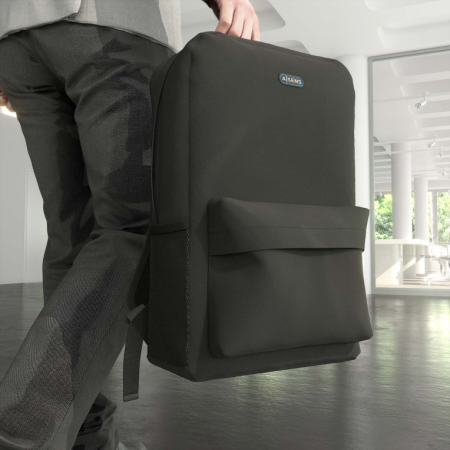AISENS ASBG-BP080-BK maletines para portátil 39,6 cm (15.6″) Mochila Negro