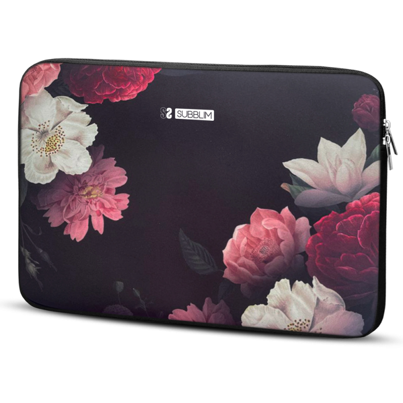 SUBBLIM Funda Ordenador Neopreno Trendy Sleeve Neo Flowers 15,6″