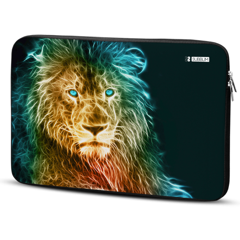 SUBBLIM Funda Ordenador Neopreno Trendy Sleeve Neo Lion 15,6″