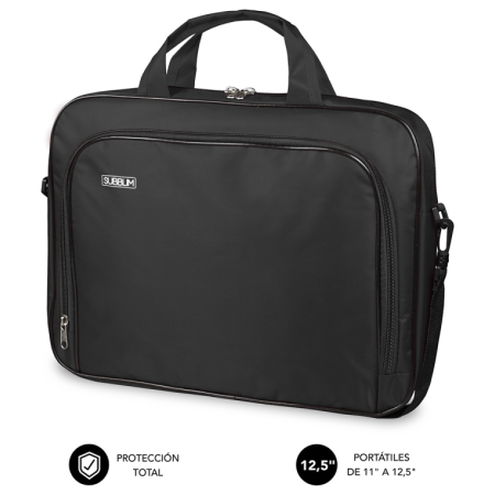 SUBBLIM Maletín Ordenador Oxford Laptop Bag 11-12,5″ Black
