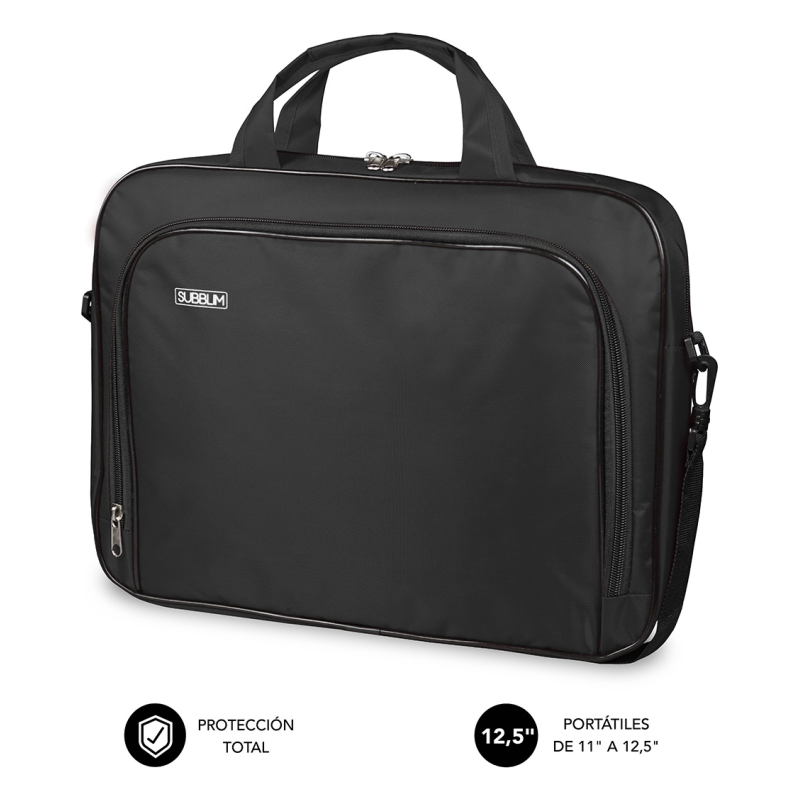 SUBBLIM Maletín Ordenador Oxford Laptop Bag 11-12,5″ Black