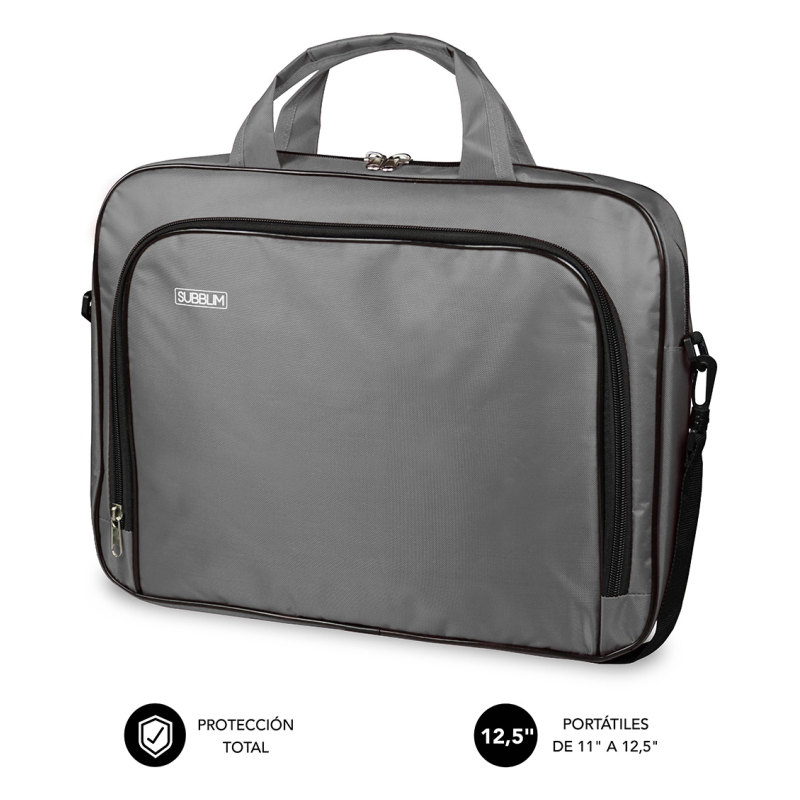 SUBBLIM Maletín Ordenador Oxford Laptop Bag 11-12,5″ Grey