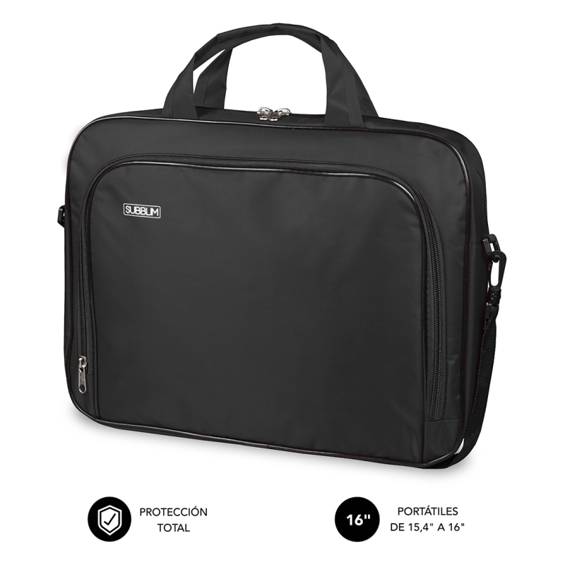 SUBBLIM Maletín Ordenador Oxford Laptop Bag 15,4-16″ Black