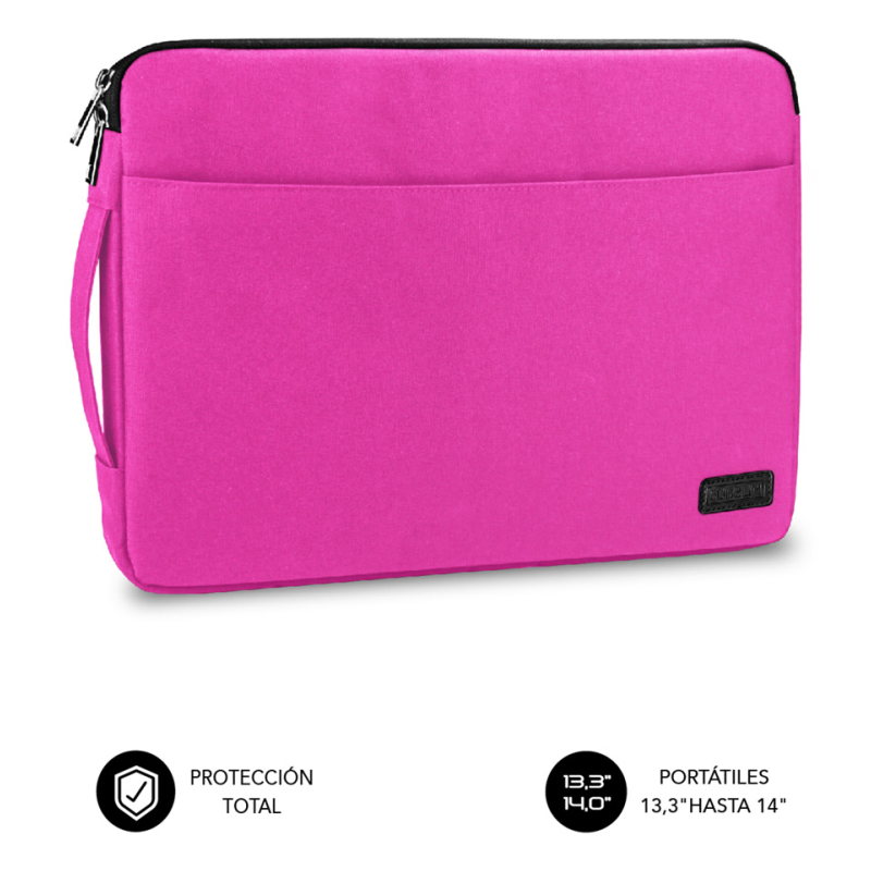SUBBLIM Funda Ordenador Urban Laptop Sleeve 13,3-14″ Pink