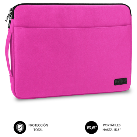 SUBBLIM Funda Ordenador Urban Laptop Sleeve 15,6″ Pink
