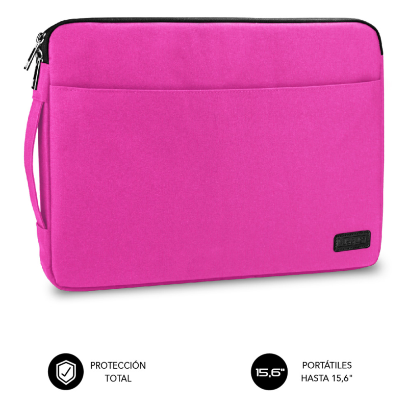 SUBBLIM Funda Ordenador Urban Laptop Sleeve 15,6″ Pink