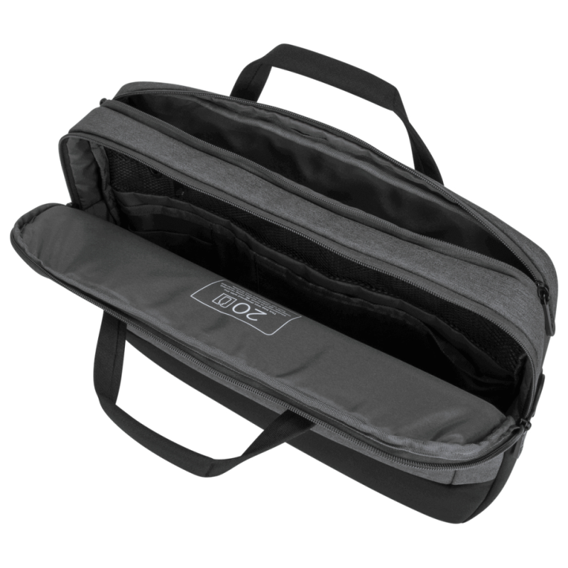 Targus CypressEco 39,6 cm (15.6″) Maletín Negro, Gris
