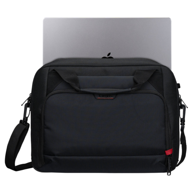 Targus EcoSmart 35,6 cm (14″) Maletín Negro, Rojo