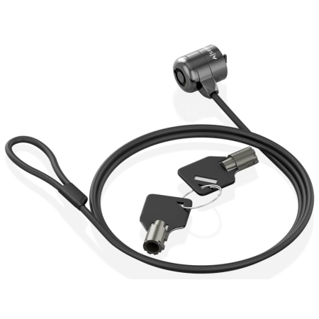 AISENS ASLK-D40K04-BK cable antirrobo Negro 1,5 m