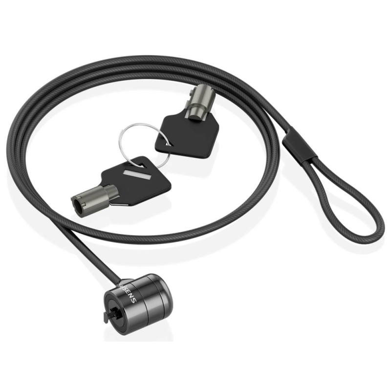 AISENS ASLK-D40K04-BK cable antirrobo Negro 1,5 m