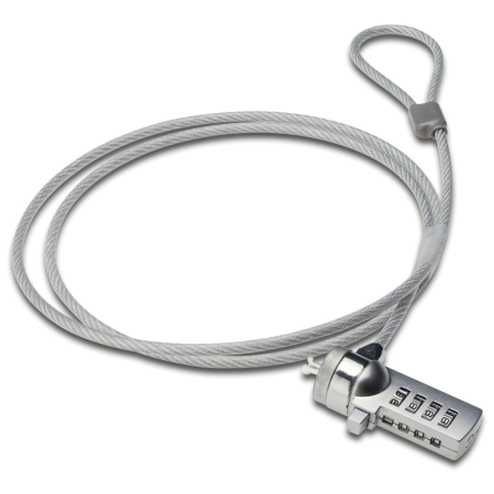 Ewent EW1241 cable antirrobo Plata 1,5 m