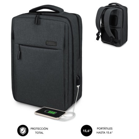 SUBBLIM MOCHILA TRAVELLER AIR PADDING 15.6″ GREY