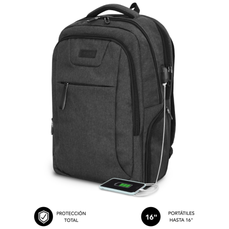 SUBBLIM Mochila ordenador Professional Air Padding Backpack 16″